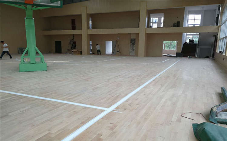 22厚NBA籃球場木地板主輔龍骨結構