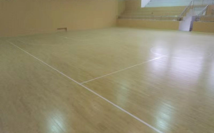 俄勒岡松籃球場地木地板施工技術方案