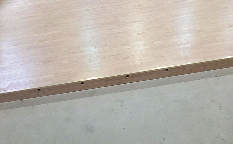 柞木籃球場實木地板廠家報價表