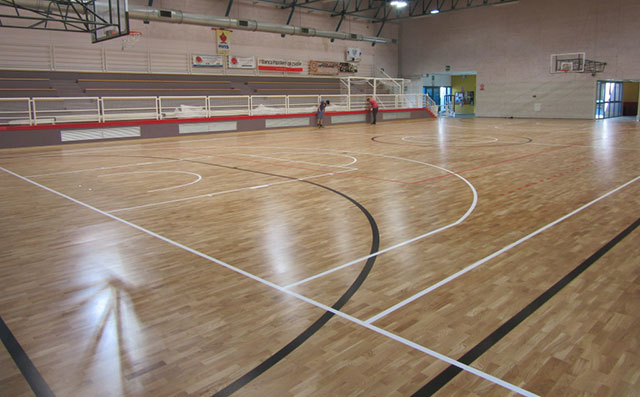 專用體育運動木地板中毛地板作用