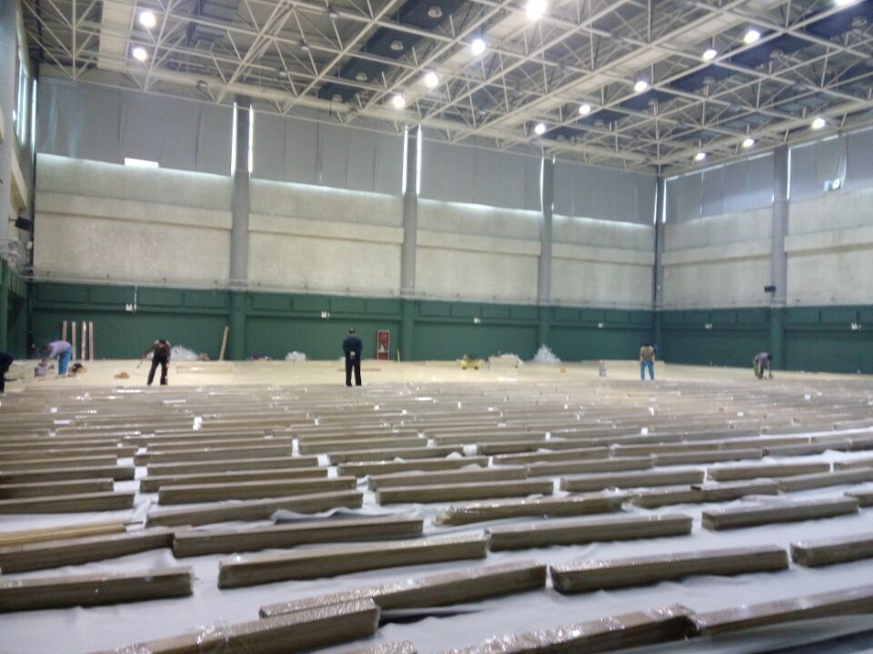 內(nèi)蒙古體育館籃球場運動木地板